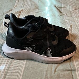 Athletic Works Black and White Kids Sneakers